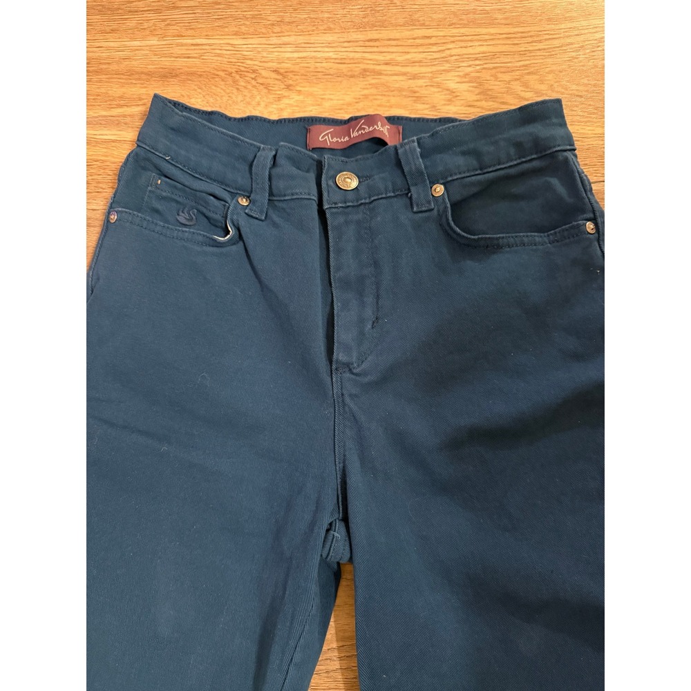 Gloria Vanderbilt Amanda Jeans Size 4 -Blue/Green - Picture 2 of 8